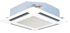 Hitachi Free-System 4 Wege Kassette, Standard